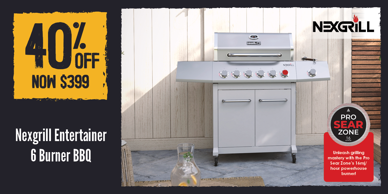 Now $399 40% Off Nexgrill Entertainer 6 Burner BBQ | Shop Now